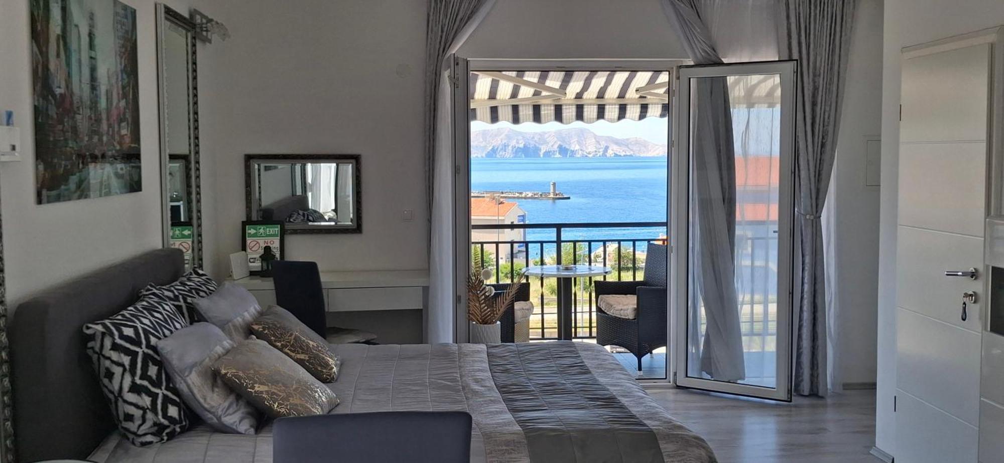 Beautyful Sea View 6 Luxury Studio Danijela Senj  Luaran gambar