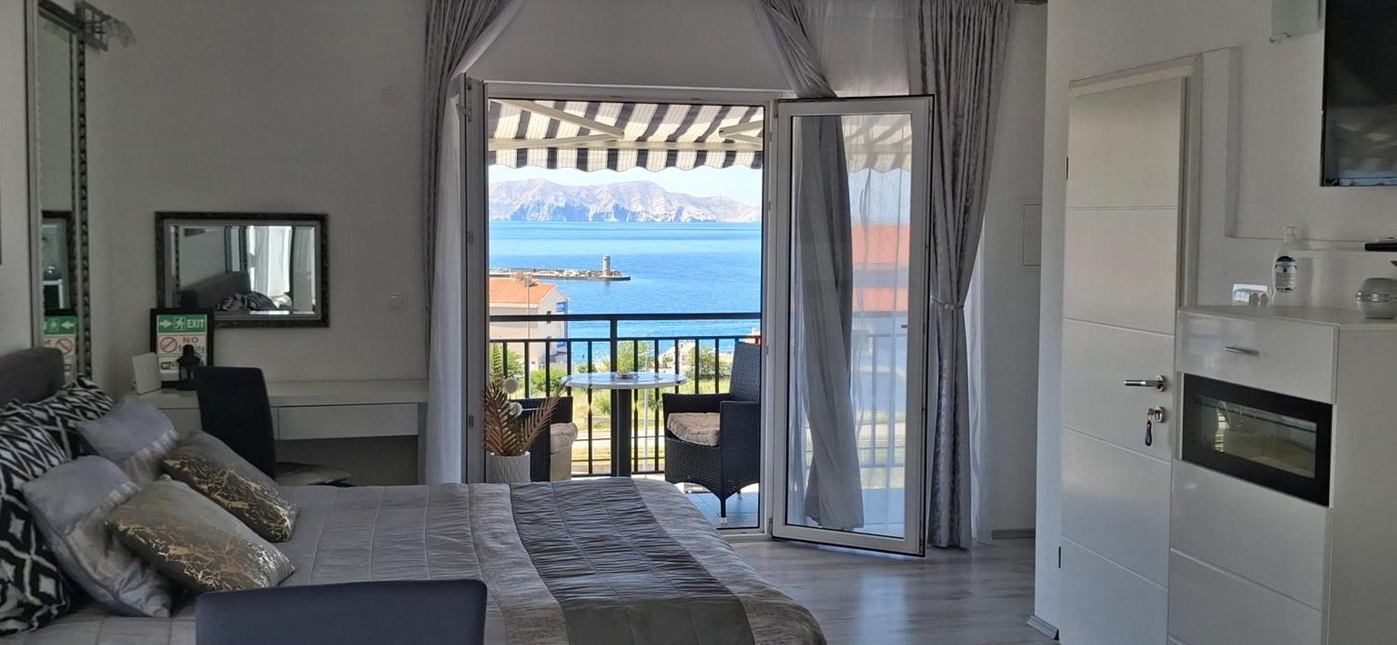Beautyful Sea View 6 Luxury Studio Danijela Senj  Luaran gambar